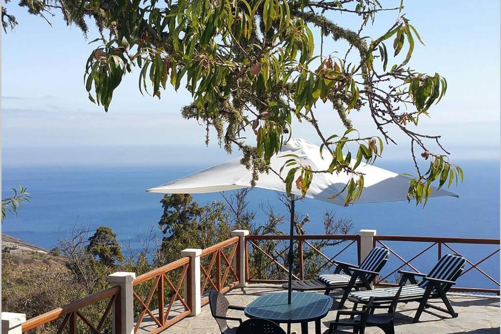 "Villa Servanda " - Relax, Nature, Wide Views Of The Sea And A Starry Sky Puntagorda Exteriör bild